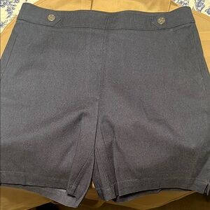 Rafaella Blue Bermuda Shorts Tailored and Cuffed